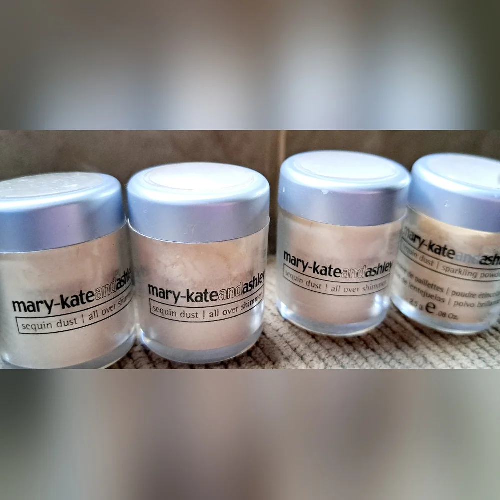 Mary-Kate and Ashley Sequin Dust .08oz Sparkling Powder-Playful Set Of 4